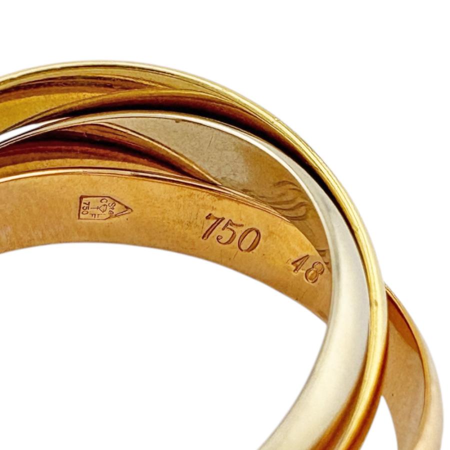 Cartier（カルティエ） トリニティ リング 指輪 8号 18金 K18イエロー