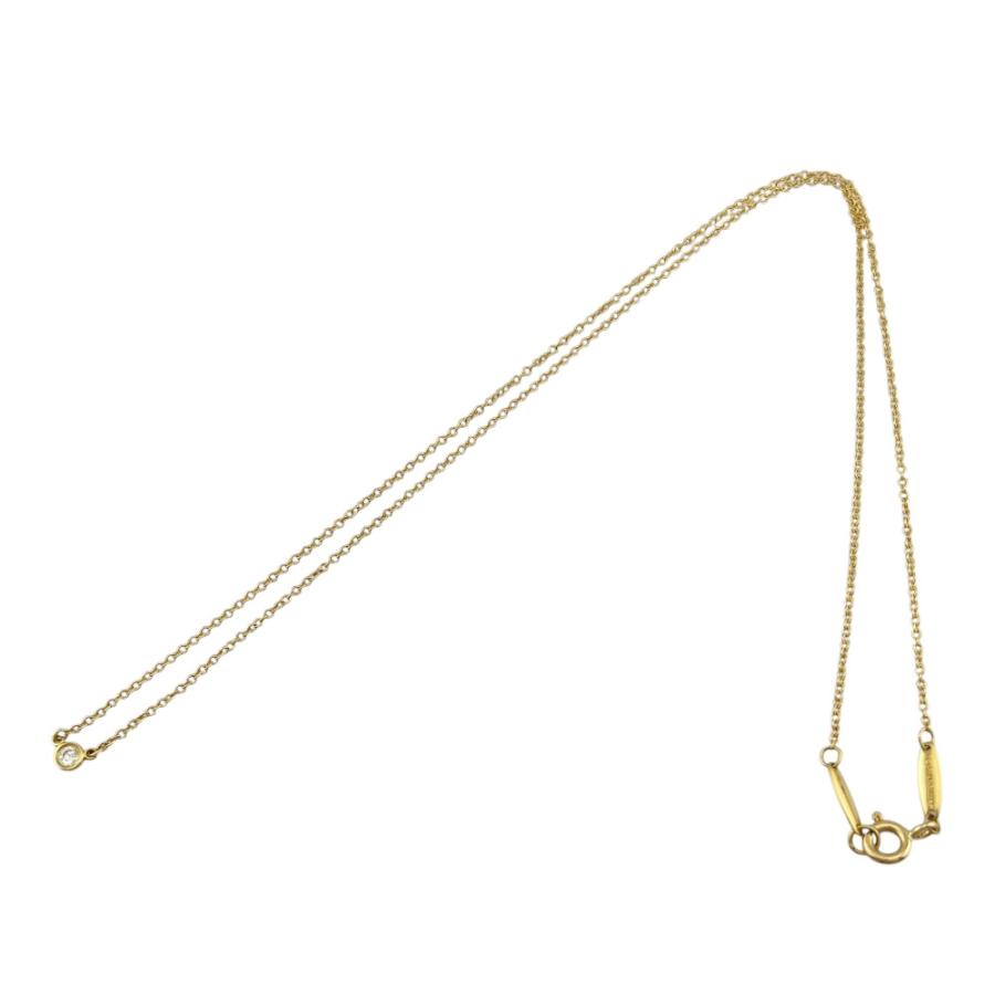 TIFFANY&Co.（ティファニー） バイザヤード 約0.05ct ネックレス 18金 