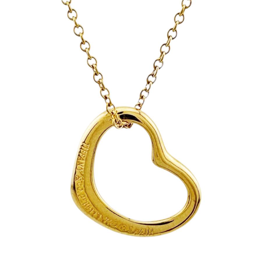 TIFFANY&Co.（ティファニー） オープンハート ネックレス 18金 K18