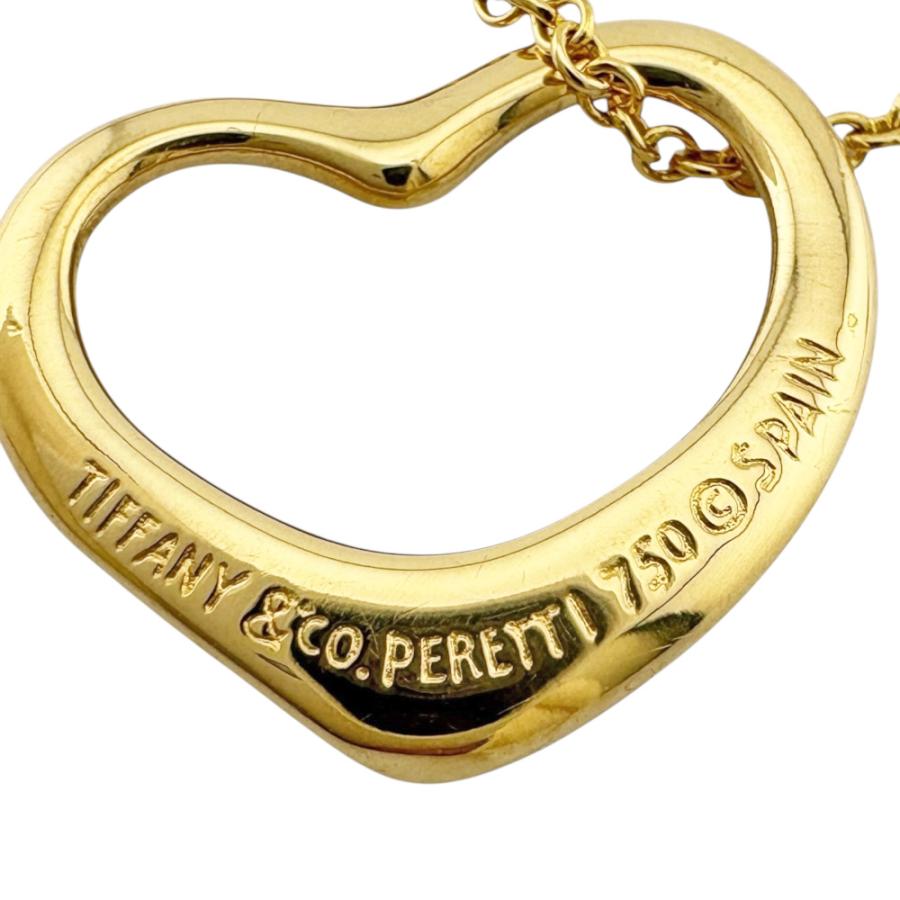 TIFFANY&Co.（ティファニー） オープンハート ネックレス 18金 K18