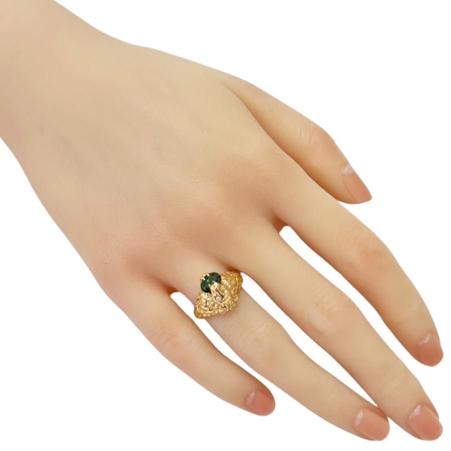 GUCCI（グッチ） ライオンヘッド リング 指輪 10号 18金 K18イエロー