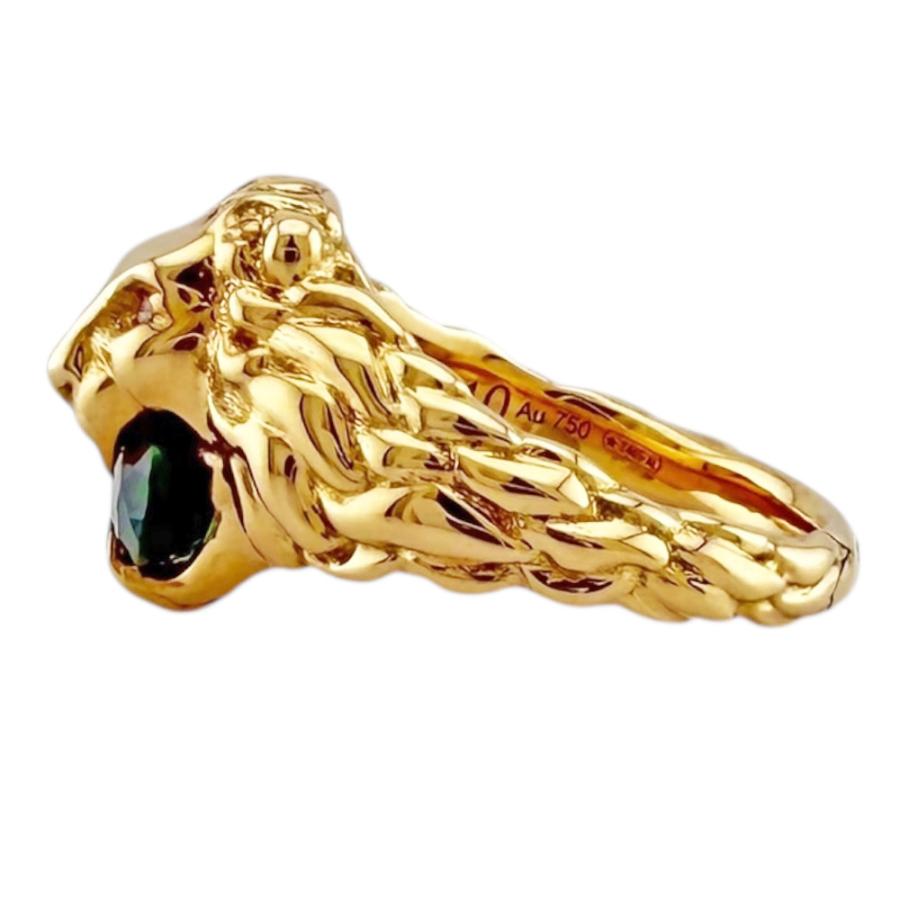 GUCCI（グッチ） ライオンヘッド リング 指輪 10号 18金 K18イエロー