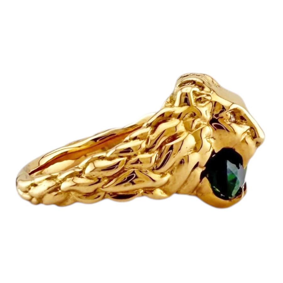 GUCCI（グッチ） ライオンヘッド リング 指輪 10号 18金 K18イエロー