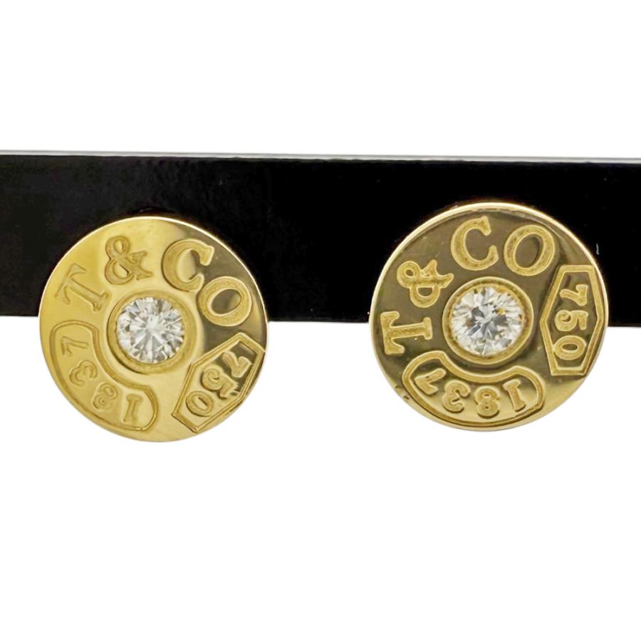 TIFFANY&Co. ティファニー 1837サークル ピアス 18金 K18