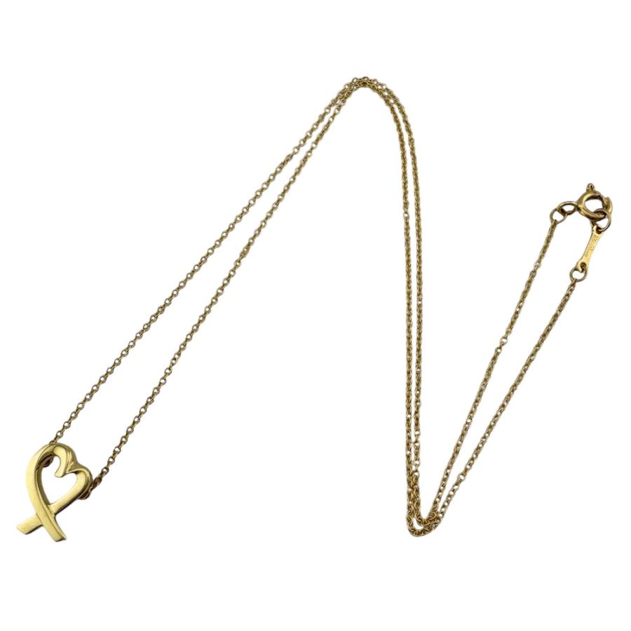 TIFFANY&Co.（ティファニー） ラビングハート ネックレス 18金 K18