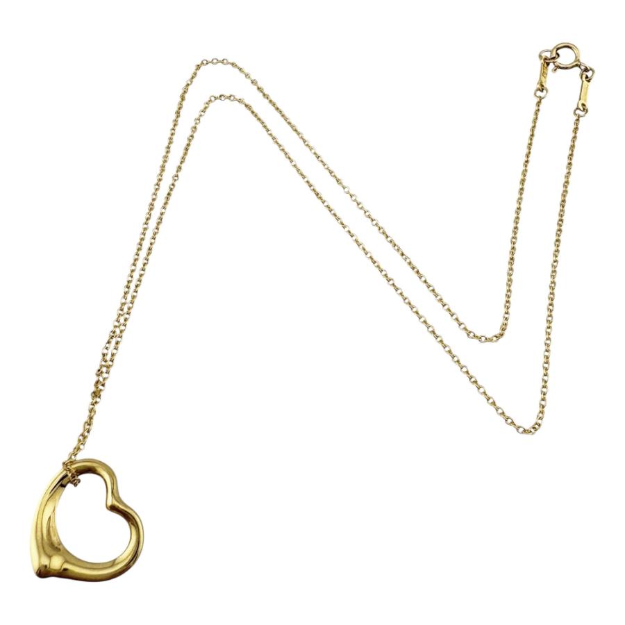 TIFFANY&Co.（ティファニー） オープンハート ネックレス 18金 K18