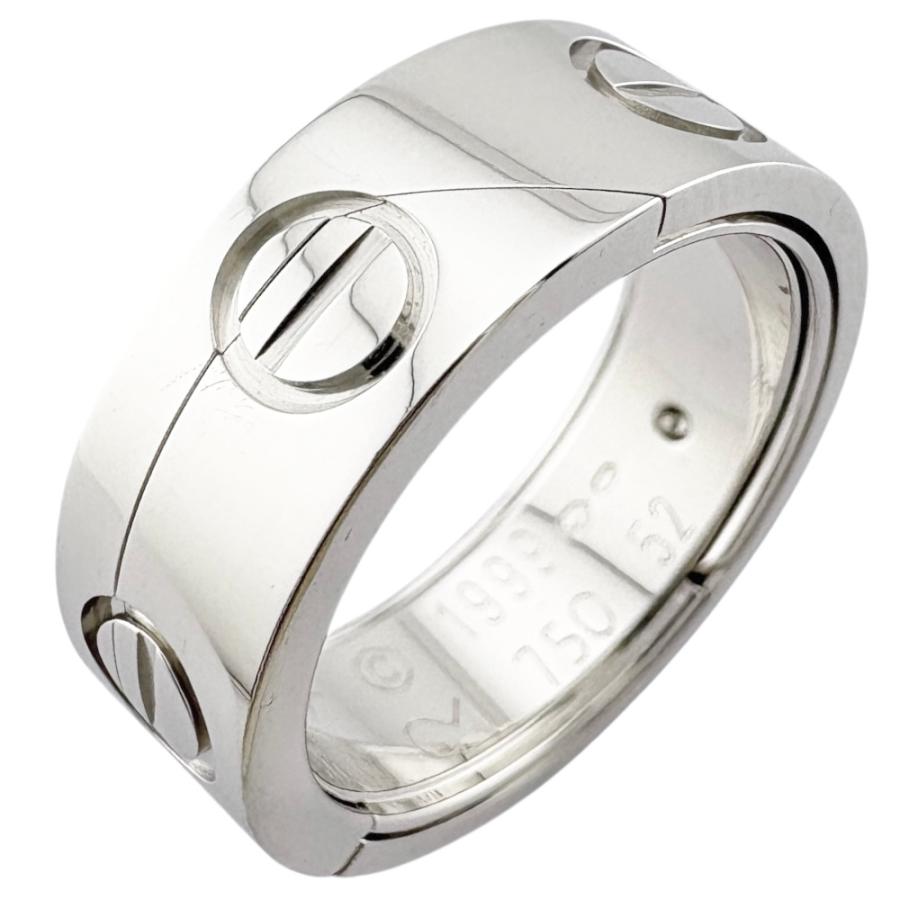 カルティエ ラブ　リング K18WG 52 (約12号) ホワイトゴールド Cartier（カルティエ） アストロラブ リング 指輪 12号 18金 K18
