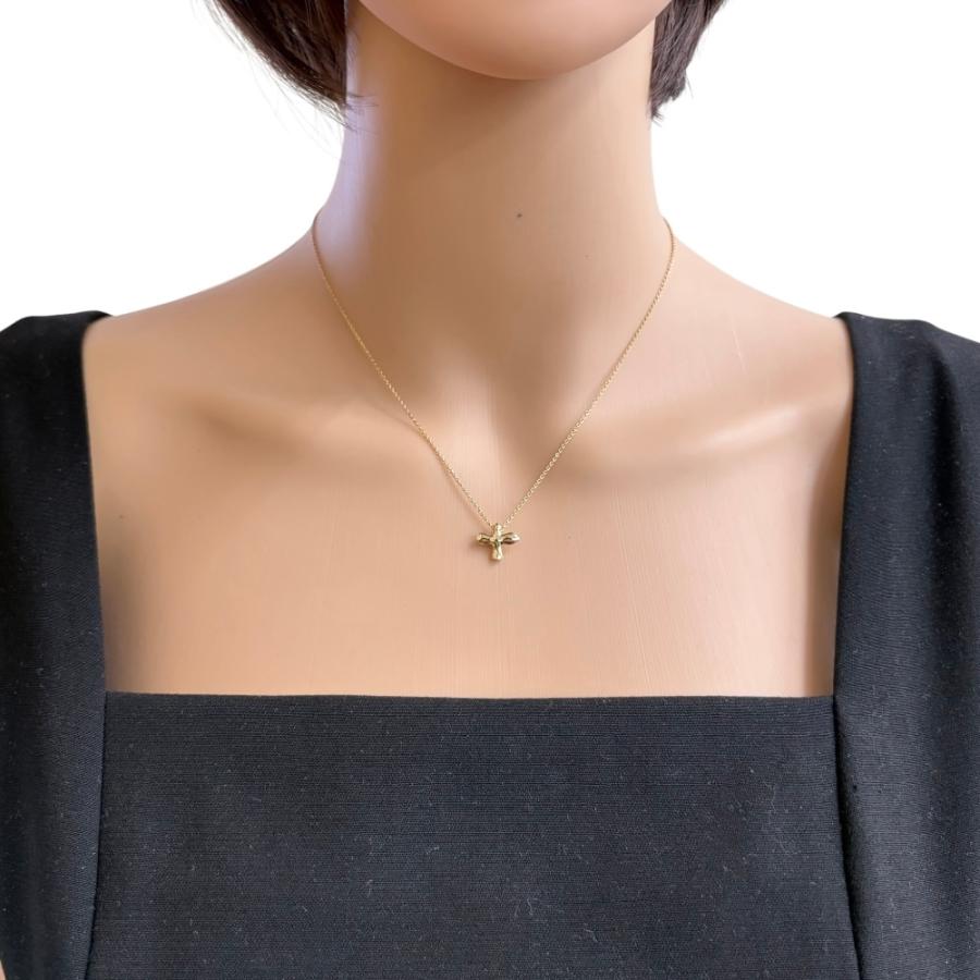 TIFFANY&Co.ティファニー　18K バードクロスネックレス　ペレッティ TIFFANY&Co.ティファニー 18K バードクロスネックレス