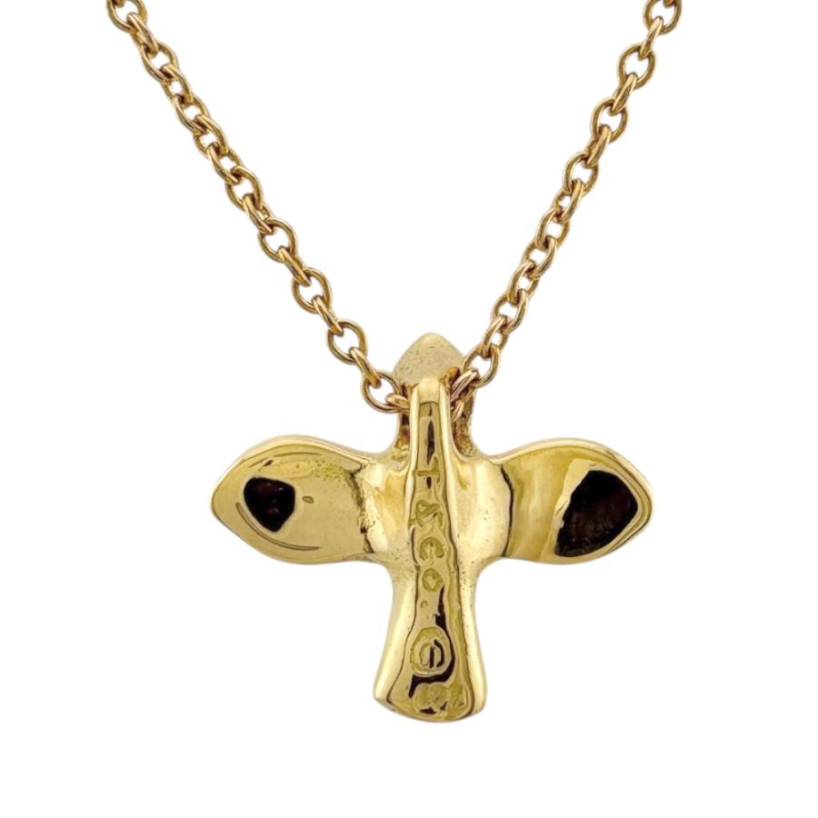 TIFFANY&Co. ティファニー バードクロス ネックレス 18金 K18