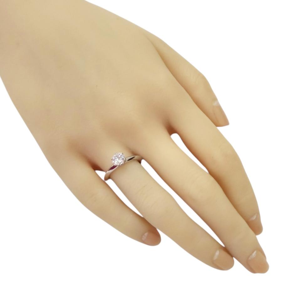 TIFFANY&Co. ティファニー ソリティア ダイヤモンドリング Pt950 TIFFANY&Co.（ティファニー） ソリティア リング 指輪 13号 Pt950