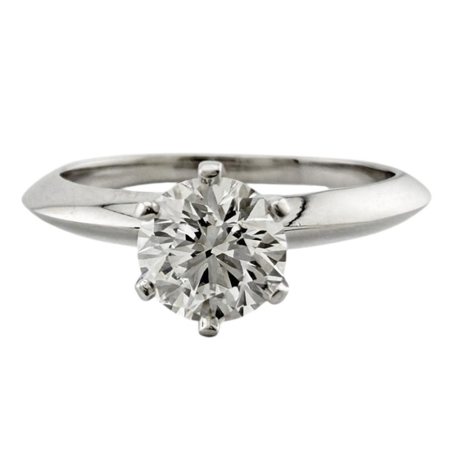 TIFFANY&Co.（ティファニー） ソリティア リング 指輪 13号 Pt950