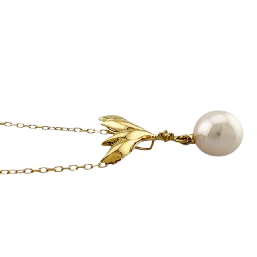 MIKIMOTO（ミキモト） ネックレス 18金 K18イエローゴールド アコヤ