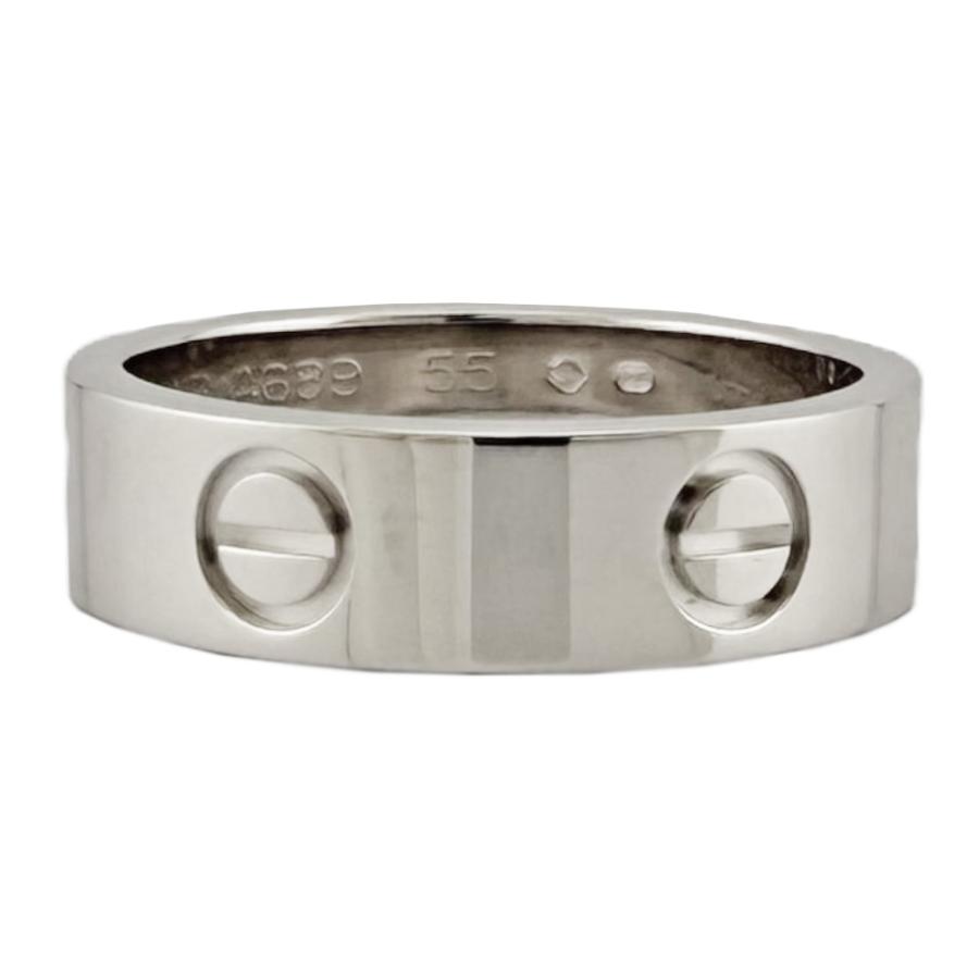 Cartier（カルティエ） ラブ リング 指輪 14号 18金 K18ホワイト