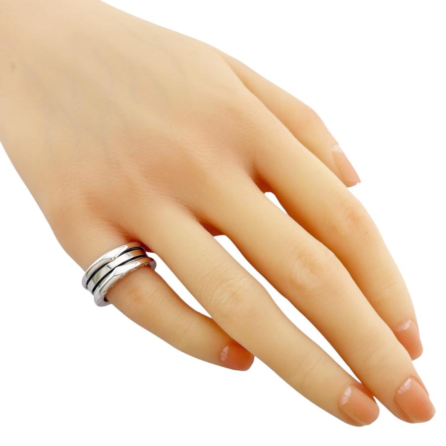 BVLGARI ブルガリ ビー・ゼロワン 3バンド リング 指輪 7号 18金 K18 