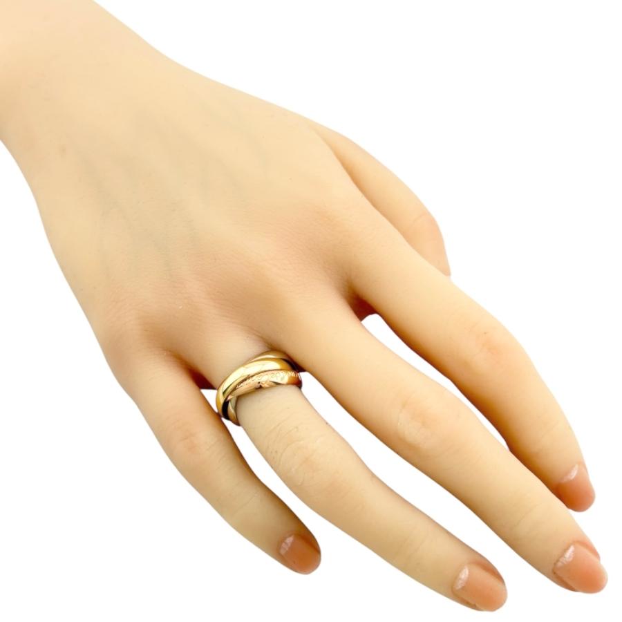 カルティエトリニティイエローゴールドリング Cartier カルティエ トリニティ リング 指輪 9号 18金 K18イエロー