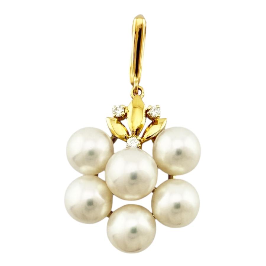 MIKIMOTO（ミキモト） ペンダントトップ 18金 K18イエローゴールド
