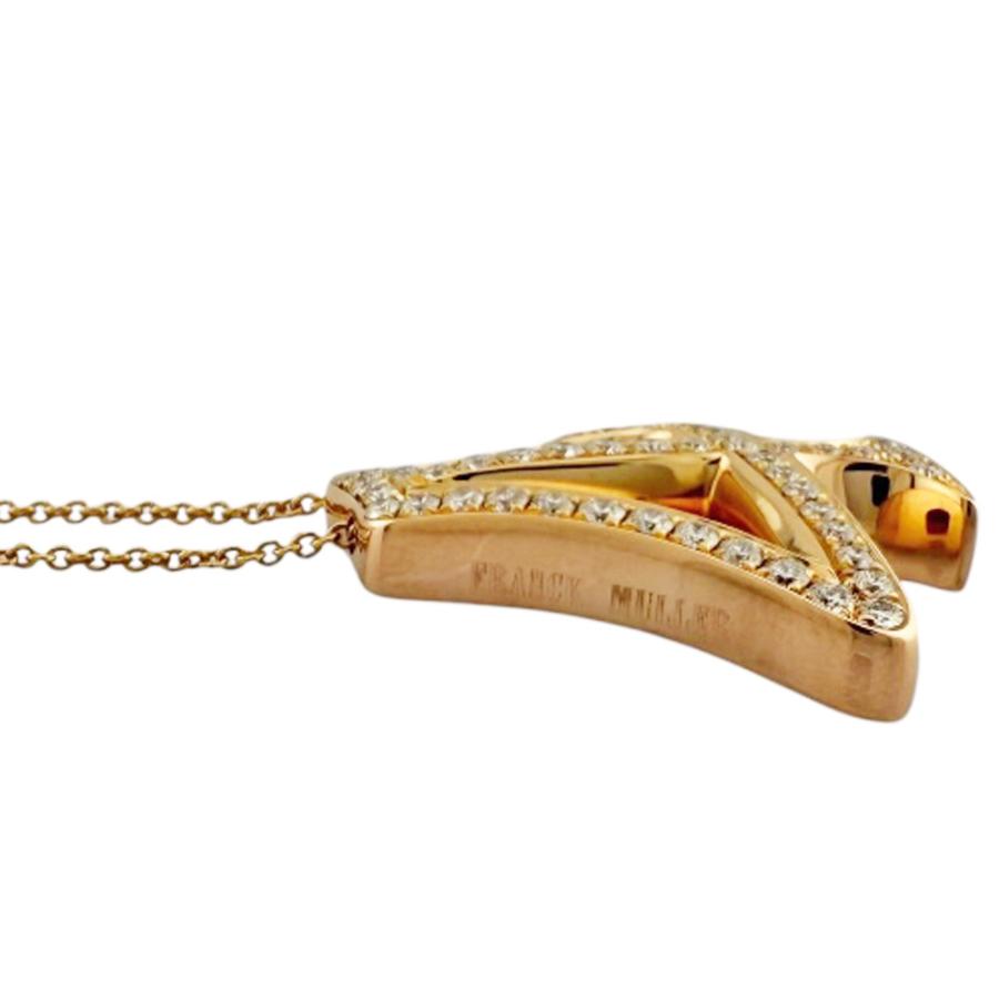 希少 K18 フランクミュラー ネックレストップ 18金 18K 750 y2k フランクミュラー タリスマン No.4 ネックレス 18金 K18ピンクゴールド