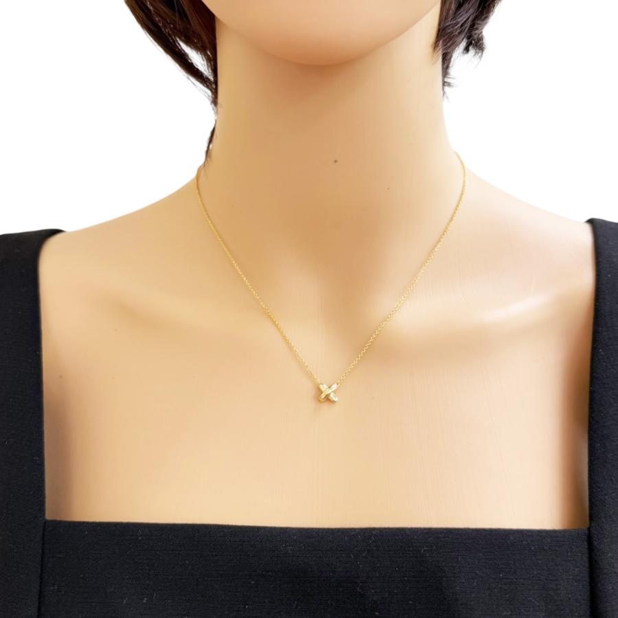テォファニー　クロスネックレス TIFFANY & Co. インフィニティクロス ネックレス シルバー