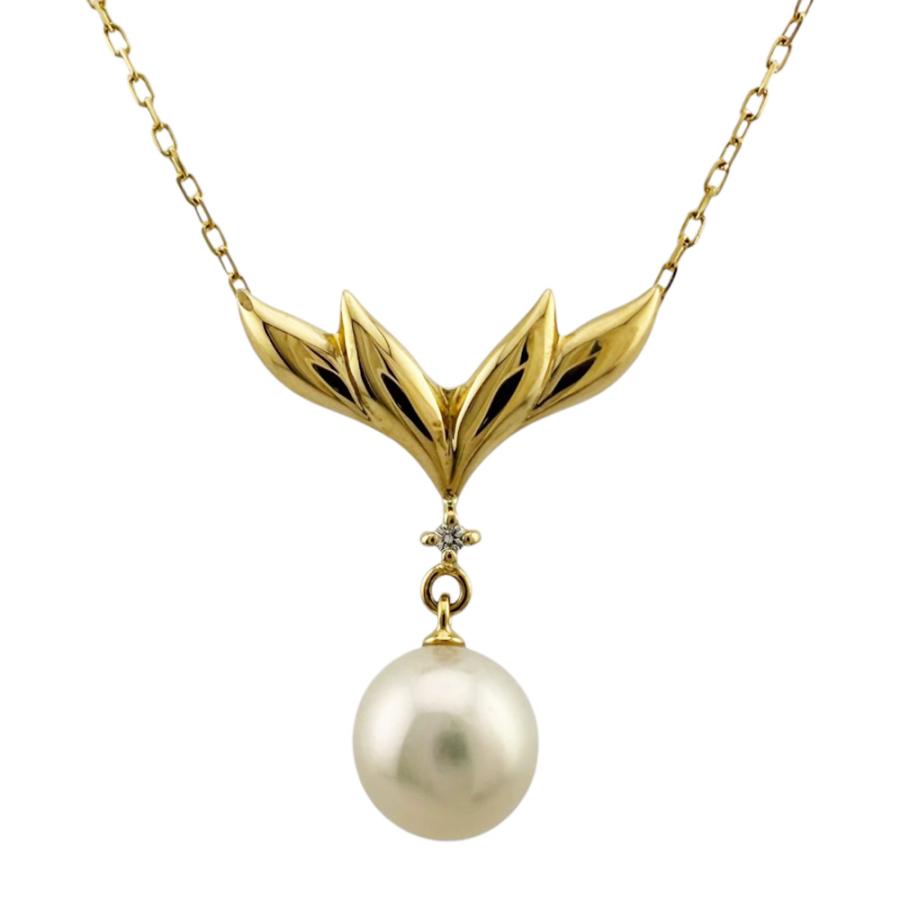 MIKIMOTO（ミキモト） ネックレス 18金 K18イエローゴールド