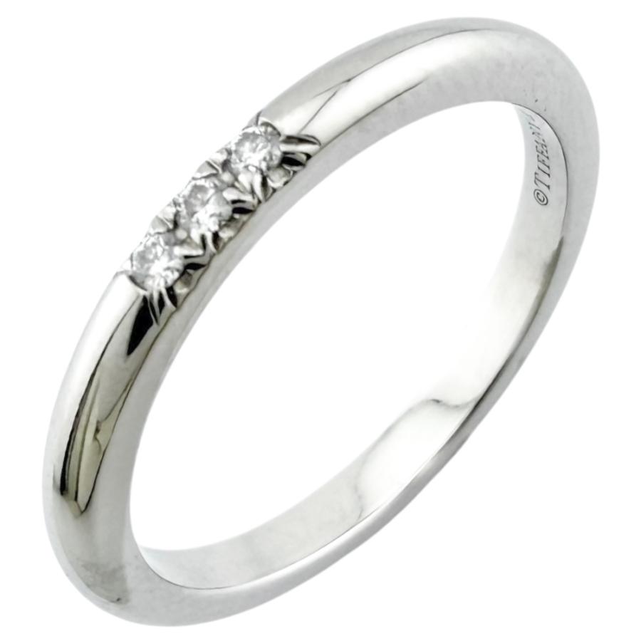 TIFFANY&Co. ティファニー　Pt950 天然ダイヤモンド　リング TIFFANY&Co.（ティファニー） フォーエバーウェディング リング 指輪