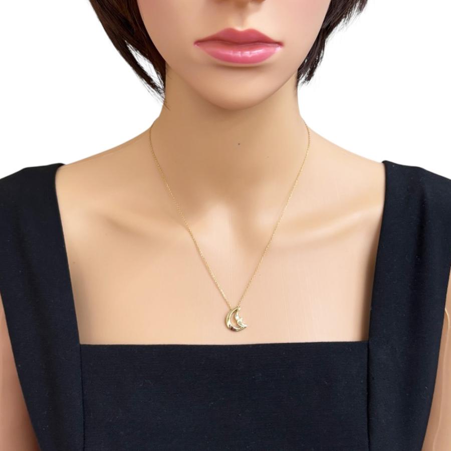 TIFFANY&Co. ティファニー クレセントムーン ネックレス 18金
