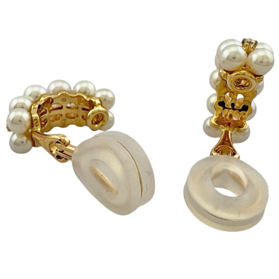 MIKIMOTO（ミキモト） イヤリング 18金 K18イエローゴールド パール
