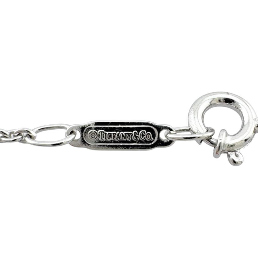 ティファニー K18WG ホワイトゴールド クロスステッチ ダイヤ ネックレス TIFFANY&Co. ティファニー クロスステッチ ネックレス 18金 K18