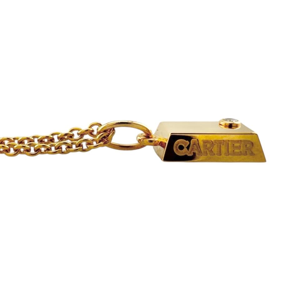 Cartier（カルティエ） インゴット ネックレス 18金 K18イエロー