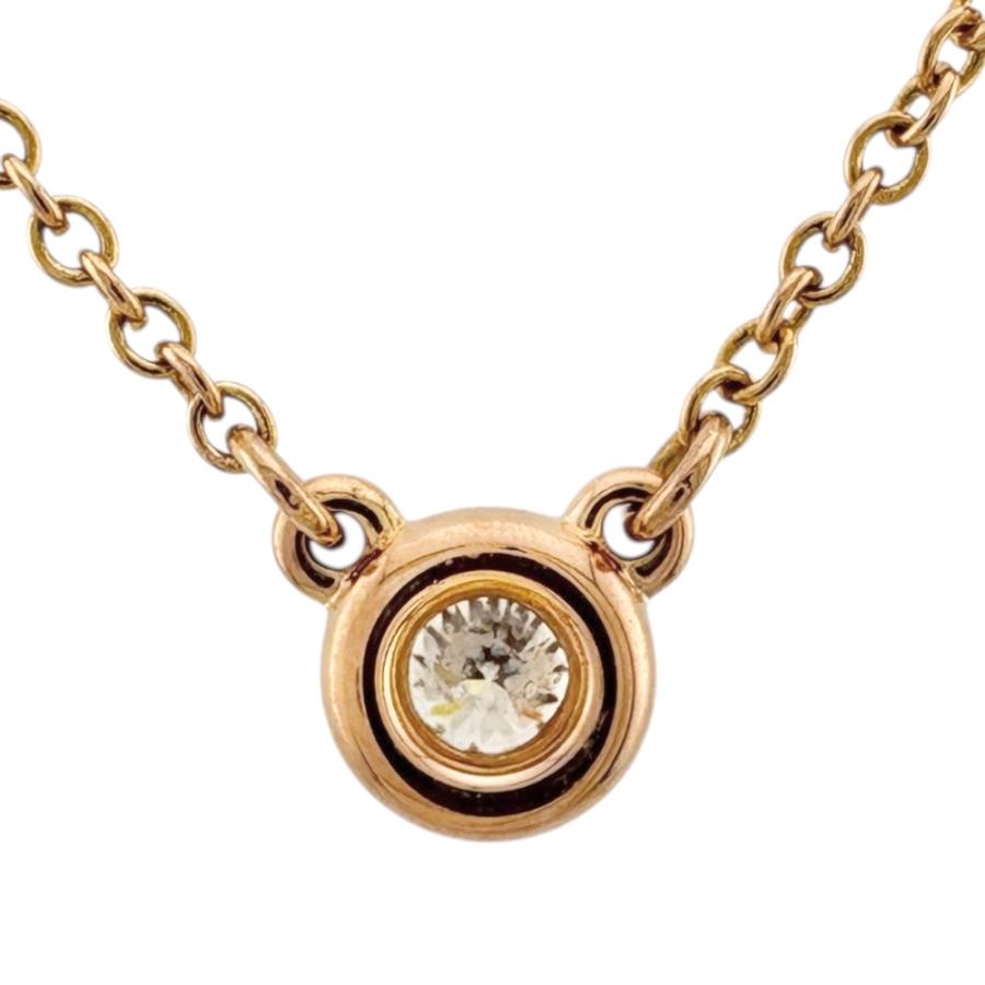 TIFFANY&Co. ティファニー バイザヤード 約0.07ct ネックレス 18