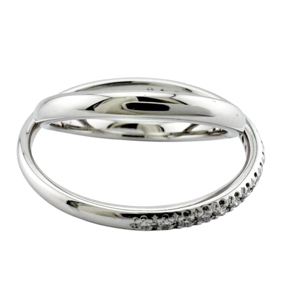 中古美品 MIZUKI K14 ダイヤモンドリング 3石 約5.5号 中古美品 MIZUKI