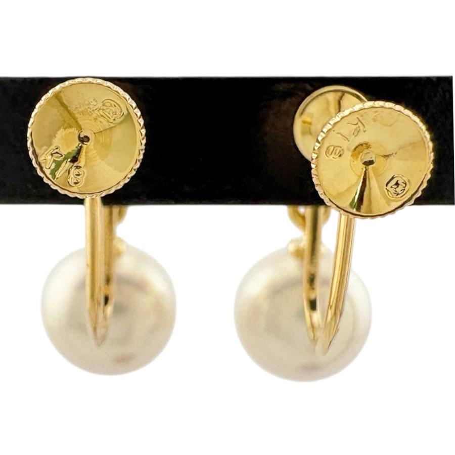 MIKIMOTO（ミキモト） イヤリング 18金 K18イエローゴールド パール