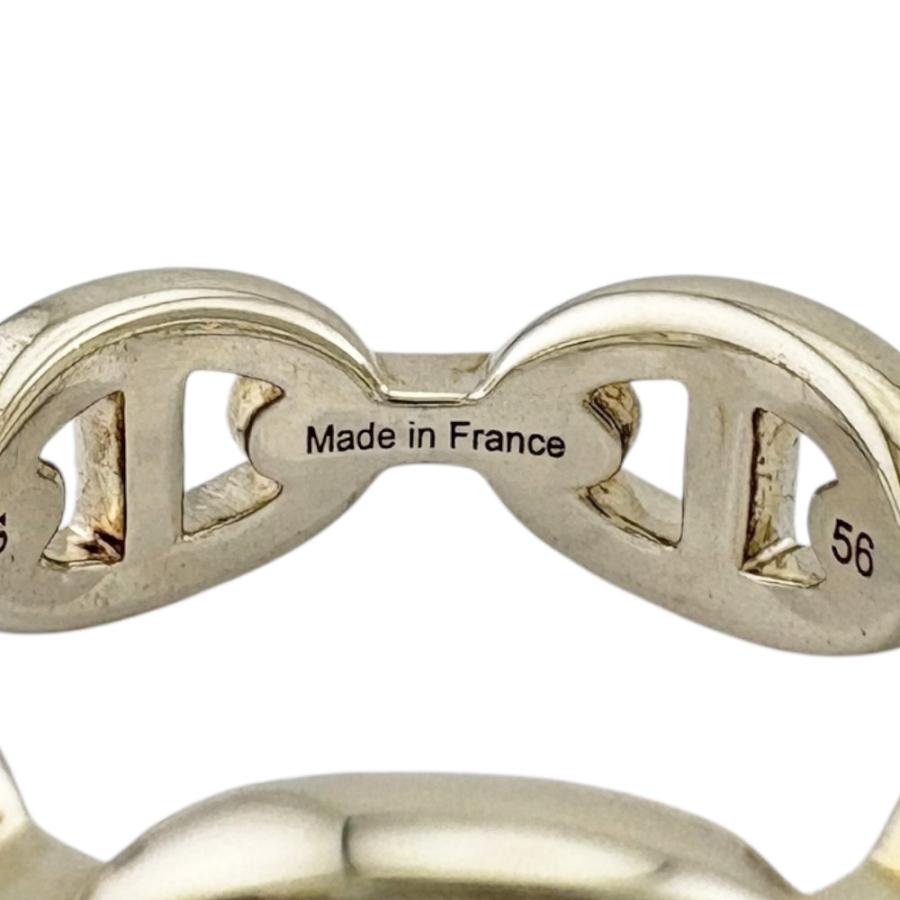 HERMES エルメス シェーヌダンクル リング 指輪 15.5号 シルバー