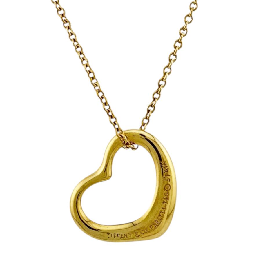 美品　ティファニー　オープンハートトップ　k18ＷＧ 楽天市場】ティファニー Tiffany & Co. ネックレス オープン