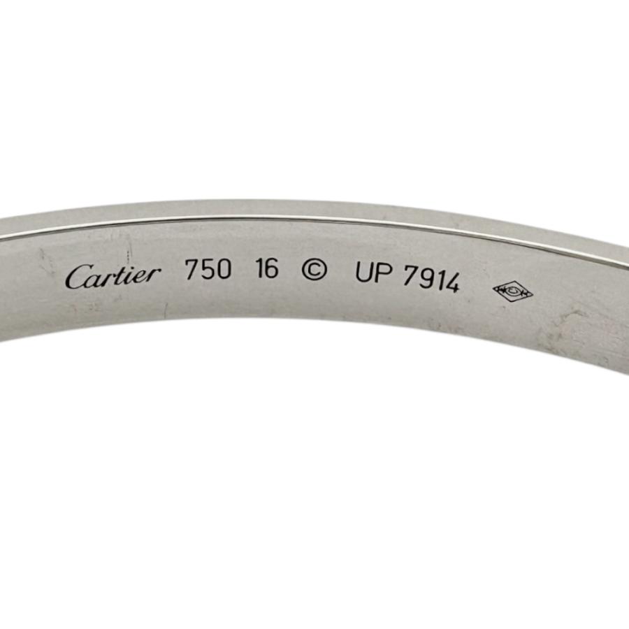 Cartier（カルティエ） ラブブレス バングル 18金 K18ホワイトゴールド