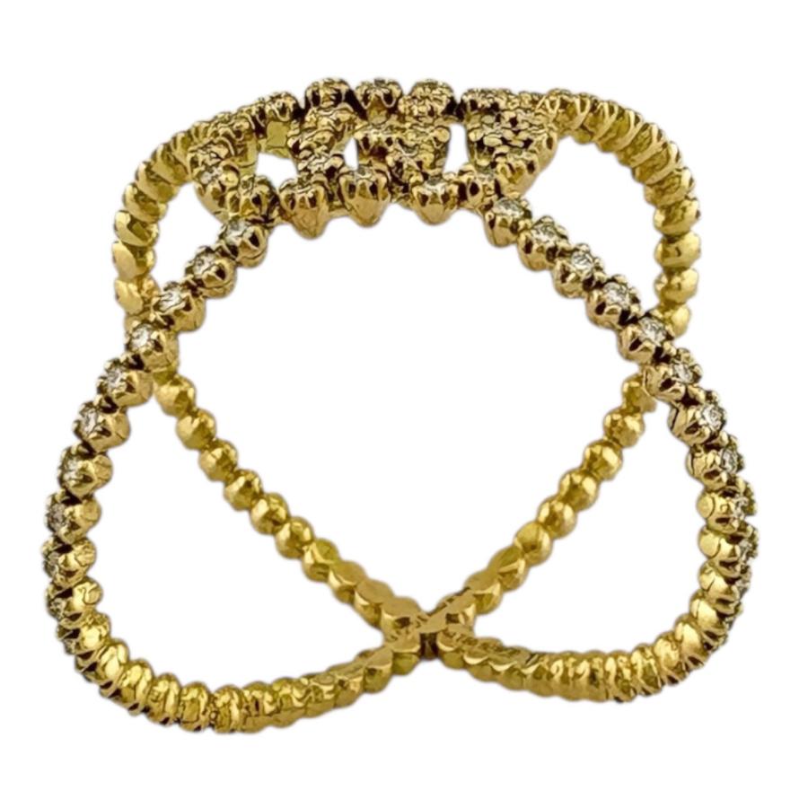 GUCCI（グッチ） GGランニング リング 指輪 10号 18金 K18イエロー 