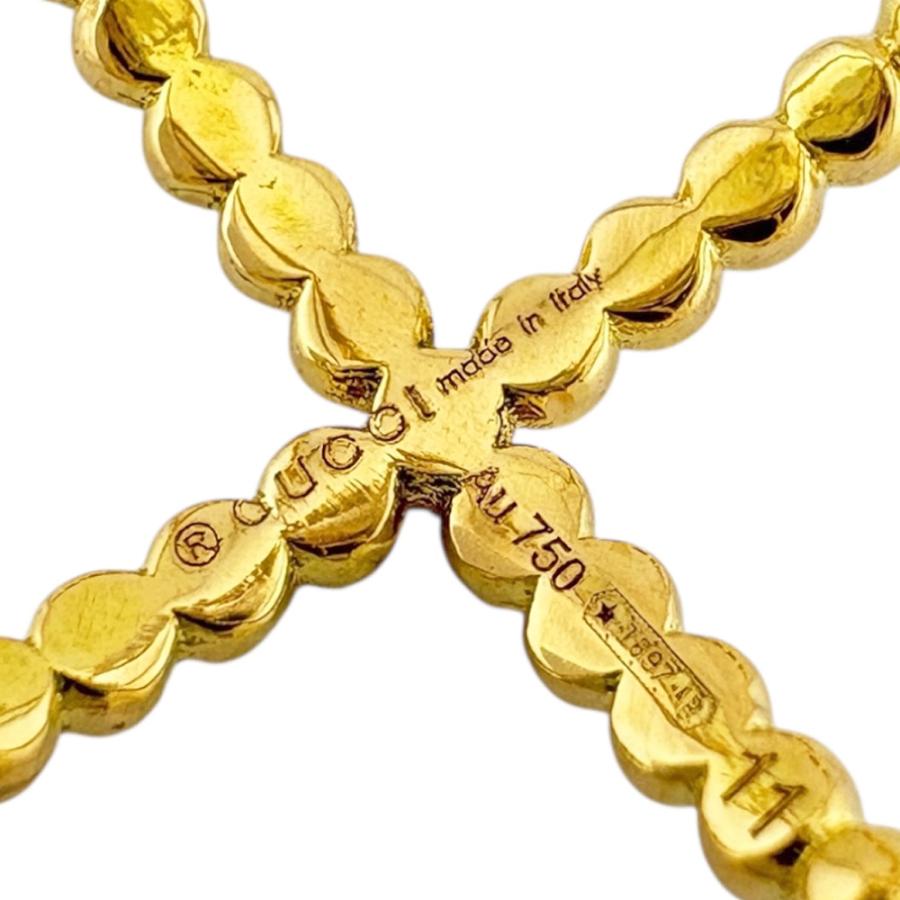 GUCCI グッチ GGランニング リング 指輪 10号 18金 K18イエロー