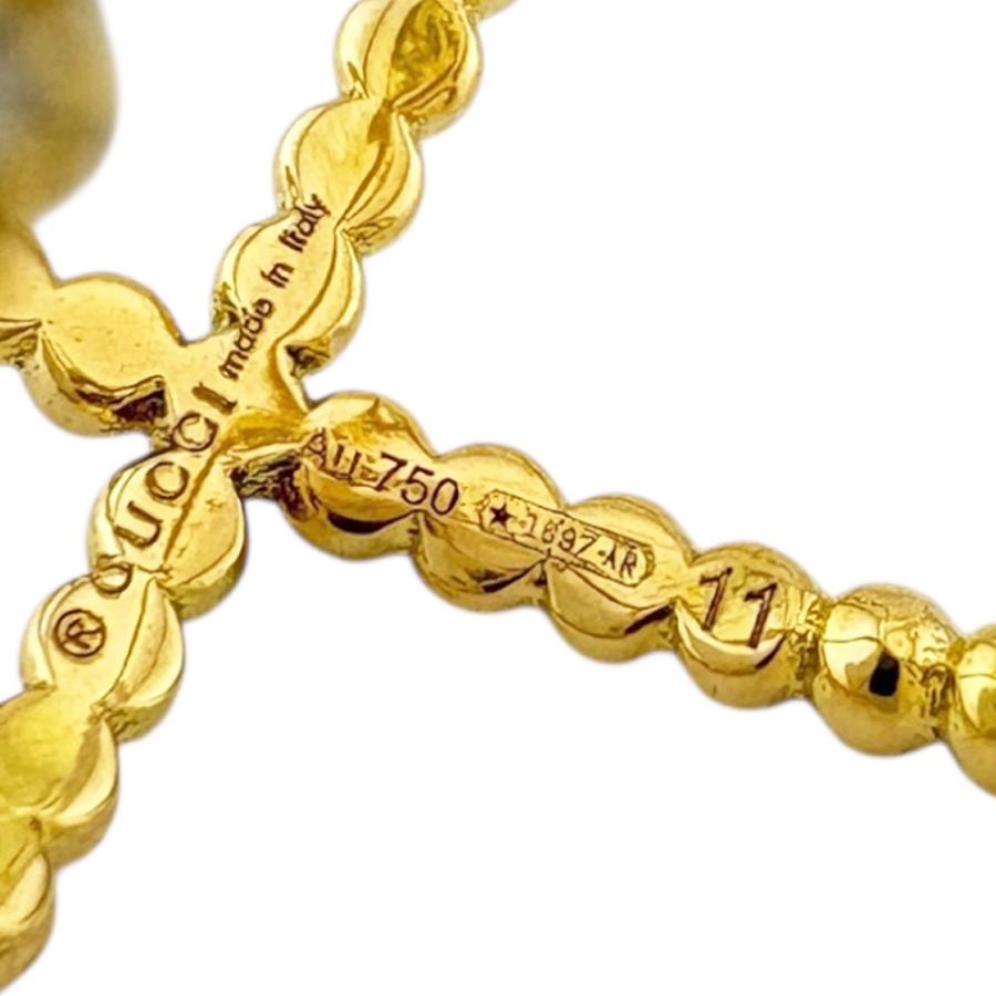 GUCCI（グッチ） GGランニング リング 指輪 10号 18金 K18イエロー