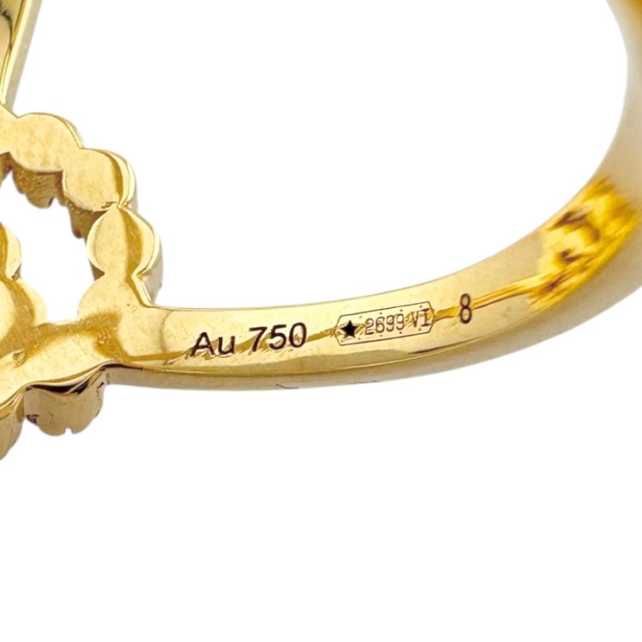 GUCCI（グッチ） GGランニング リング 指輪 8号 18金 K18イエロー