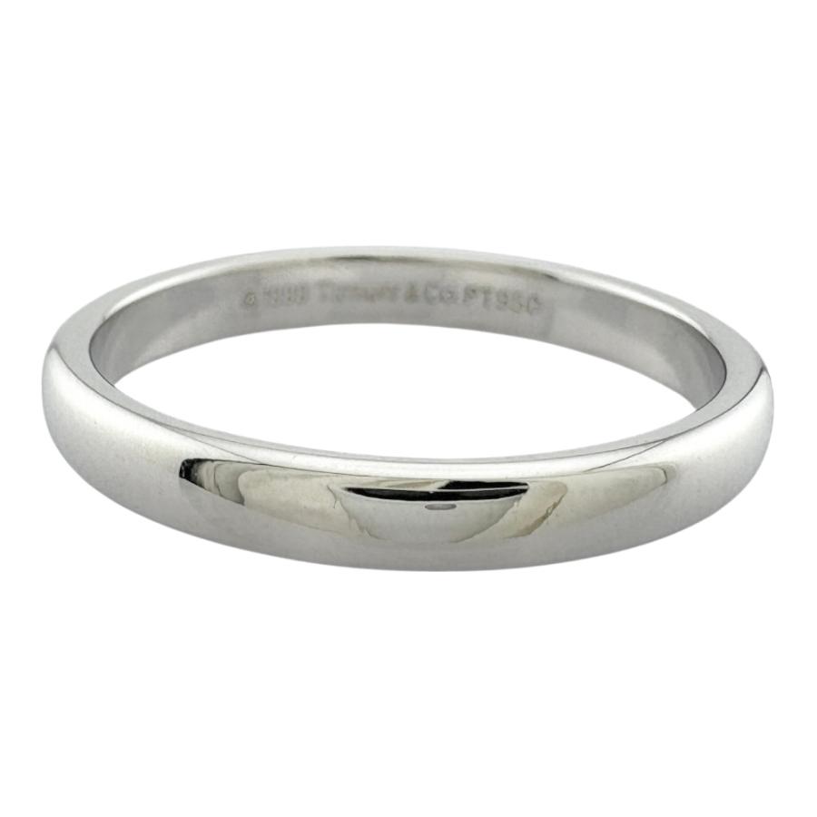中古　ティファニー プラチナ クラシック バンド リング TIFFANY&Co.（ティファニー） クラシックバンド リング 指輪 18.5号