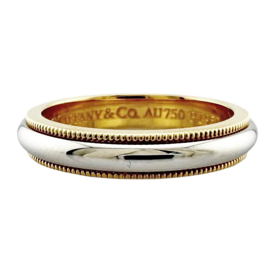 ティファニー　ミルグレインプラチナダイヤリング9号 ティファニー ミルグレインプラチナダイヤリング9号 ティファニー