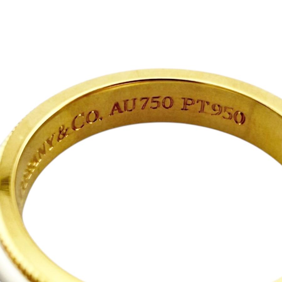 TIFFANY&Co.（ティファニー） ミルグレイン リング 指輪 9号 Pt950