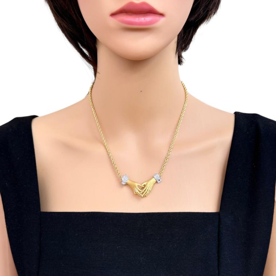 13/美品 カレライカレラ K18 ダイヤ ネックレス カレライカレラ ネックレス 18金 K18イエローゴールド