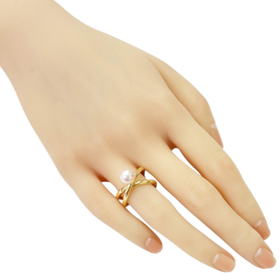 MIKIMOTO（ミキモト） リング 指輪 11.5号 18金 K18イエローゴールド