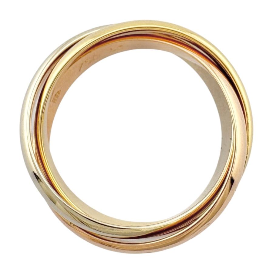 ＜値下げ＞【美品】カルティエ／トリニティ リング／クラシックモデル Cartier（カルティエ） トリニティ リング 指輪 K18 13号 中古