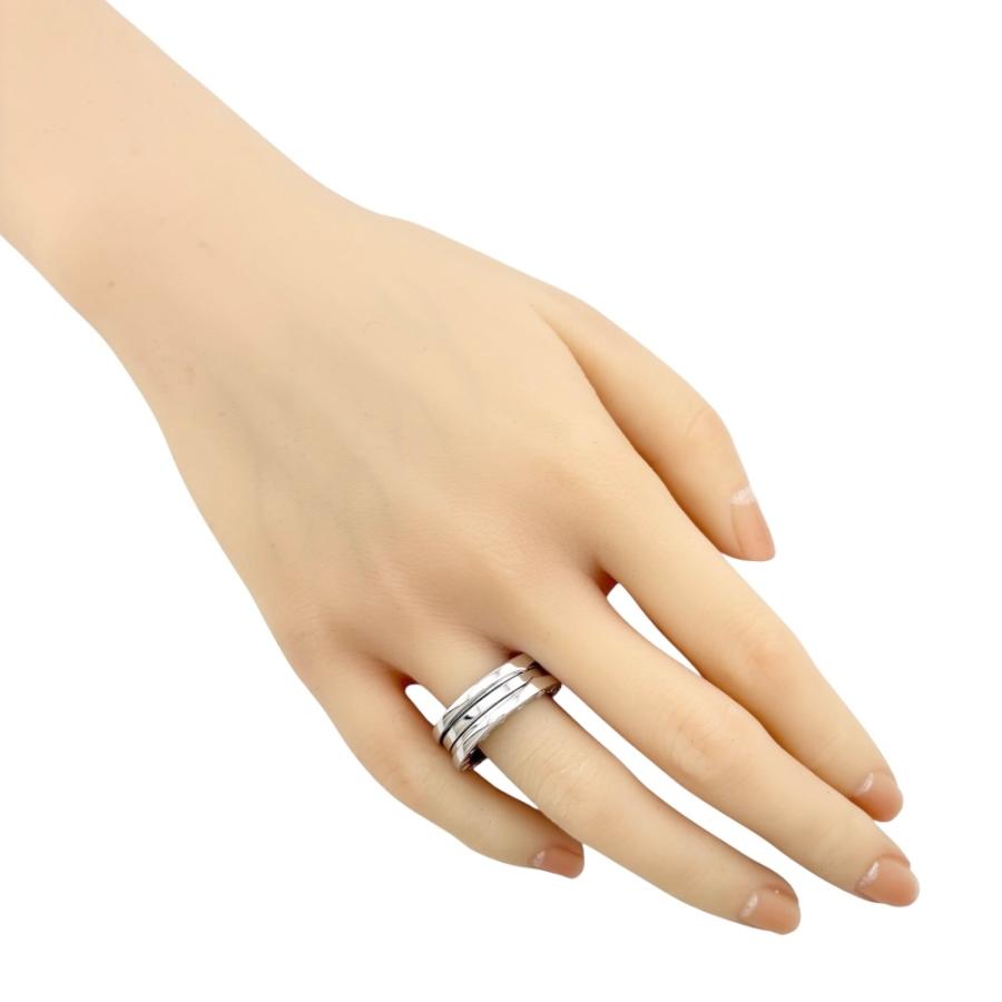 BVLGARI（ブルガリ） B-zero.1 3バンド リング 指輪 17号 18金 K18