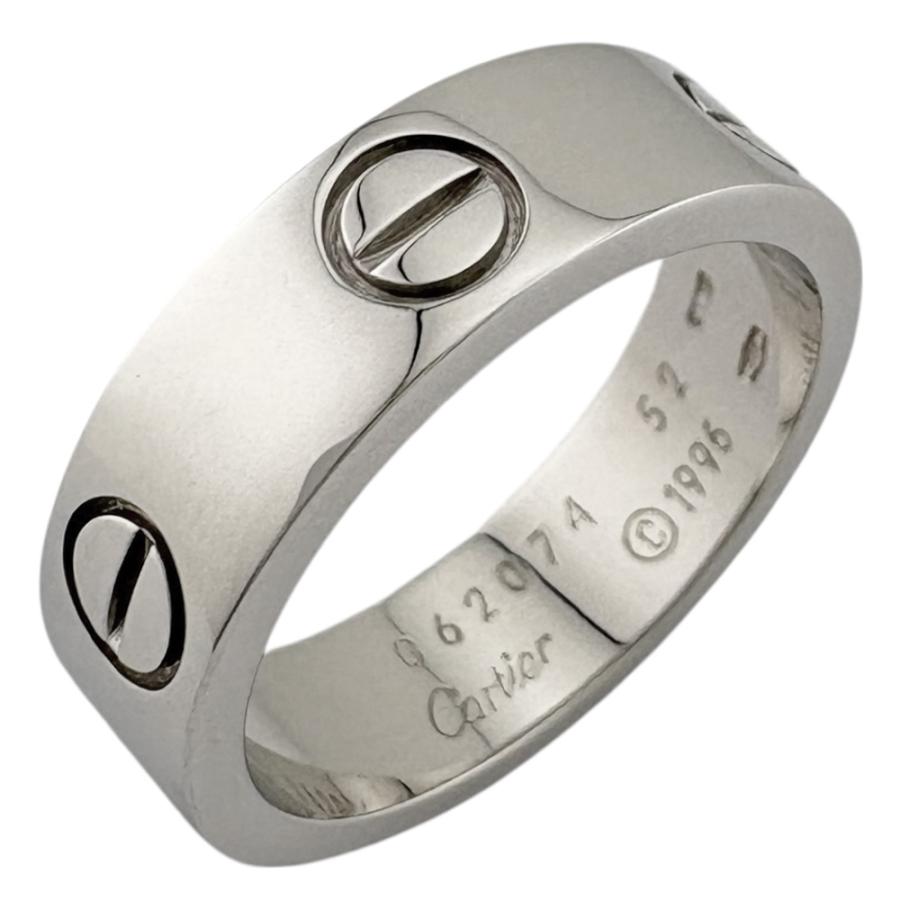 正規美品！カルティエ　K18WG　ラブリング　11.5号　18金ホワイトゴールド Cartier（カルティエ） ラブ リング 指輪 11.5号 18金 K18ホワイト