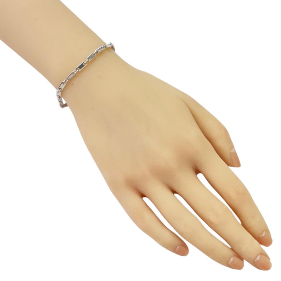 Cartier（カルティエ） フィガロ ブレスレット 18金 K18ホワイト