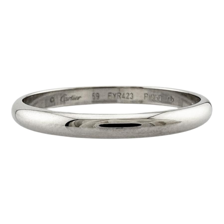 Cartier（カルティエ） ウェディングバンド リング 指輪 18.5号 Pt950