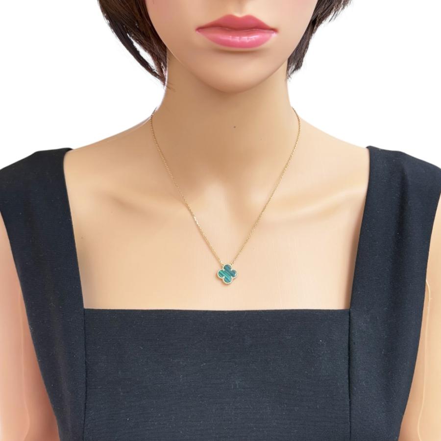 vancleef &arpels アルハンブラ ペンダント 18K マラカイト Van Cleef & Arpels ヴァンクリーフ＆アーペル ヴィンテージ