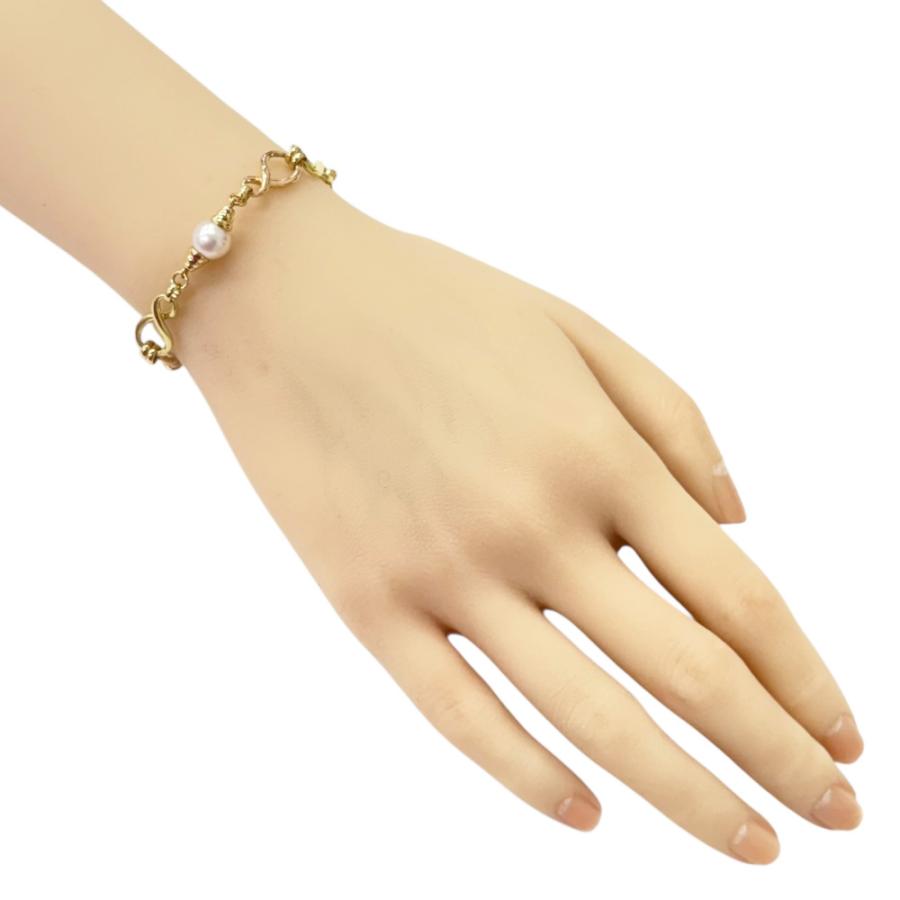 MIKIMOTO（ミキモト） ブレスレット 18金 K18イエローゴールド パール